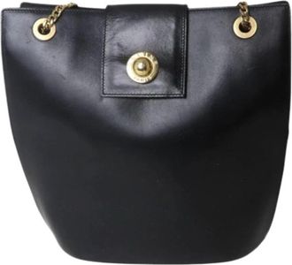 Celine Pre-owned Vintage Schoudertas - Dames - Vintage Schoudertas - Zwart - ONE Size - Leer - Vintage