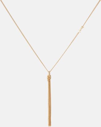 Saint Laurent Cassandre pendant necklace