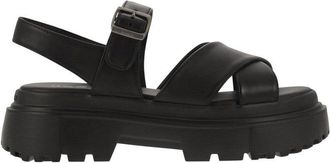 Hogan Leather Sandal With Midsole