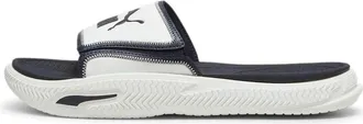 Puma Softride Pro 24 V Slides White New Navy 395432-03