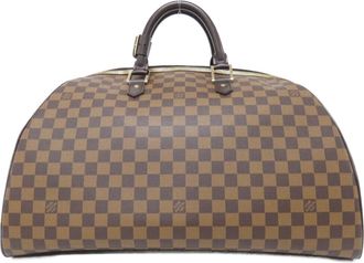 Louis Vuitton Ebene Coated Canvas Boston Bag (Pre-Owned)