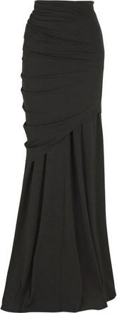 Cortana Myia Skirt - Dames - Maxi Rokken - Groen - XS - Wol - Rokken