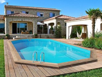 Habitat et Jardin Piscina De Madera palma - 7.57 X 4.07 X 1.31 M