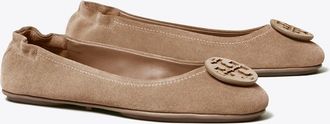 Tory Burch Womens Minnie Travel Ballet, size 4.5