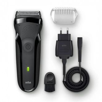 Braun Afeitadora Mojado Y Seco De L&aacute;minas Braun 81697104 Negro, Azul