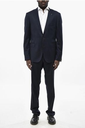 Tagliatore Virgin Wool Suit, Classic Lapel, Two Vents size 56