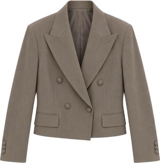 Mars&eacute;m Blazer corto strutturato - - Jackets - Donna - Marrone - M