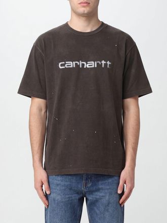 Carhartt Work in Progress T-shirt girocollo in cotone biologico con logo a contrasto