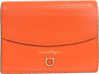 Ferragamo Leather Wallet (Bi-Fold) (Pre-Owned)
