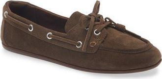 Mango Lace-Up Loafer in Chocolate at Nordstrom, Size 6.5Us