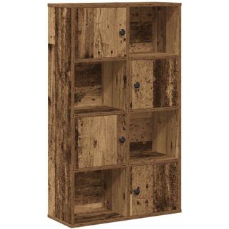 vidaXL Bookcase Old Wood 60x24x101.5 cm Engineered Wood Vidaxl