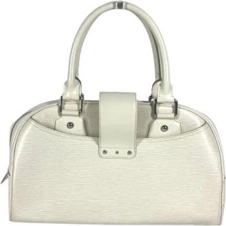 Louis Vuitton Pre-owned Boston Bag M5931J - Dames - Vintage Handtas - Wit - ONE Size - Leer - Vintage