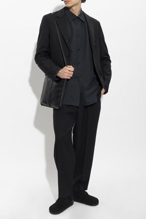 Jil Sander Classic Shirt, Mens, Black