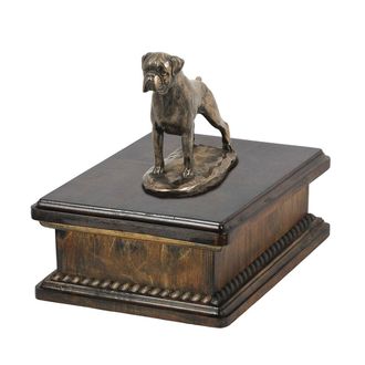 OEM Boxer, Boxer Iii - Urna Para Cenizas De Perro, Urna Cl&aacute;sica Con Estatuilla, Urna Elegante Con Perro De Art-dog
