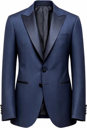 Roy Robson Tuxedo Jacket 5038 - Heren - Blazers - Blauw - M - Wol - Jassen