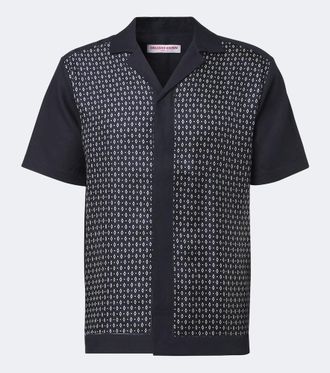 Orlebar Brown Maitan silk and linen shirt