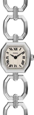 Fossil Harlow Mini Chain Link Bracelet Watch, 20mm in Silver at Nordstrom