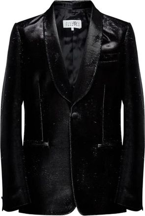 Maison Margiela Stijlvolle Jas voor Moderne Look - Heren - Blazers - Zwart - M - Jassen