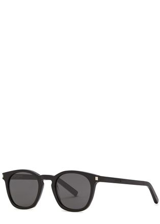Saint Laurent SL28 Black Wayfarer-style Sunglasses, Sunglasses, Black