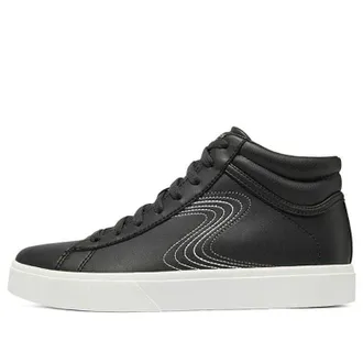 Skechers (WMNS) Skechers Casual High Top Shoes Black White 185007-BKW