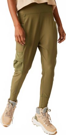 Free People Take A Hike Harem Pants In Seagrass