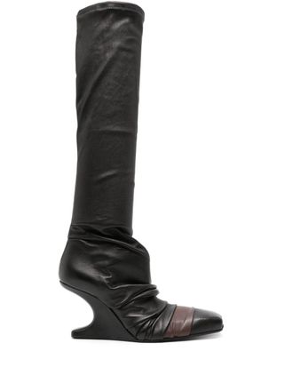 Rick Owens Luxor Leren laarzen - Zwart