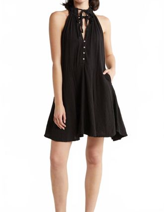 Elan Womens Cover Up Minidress In Black