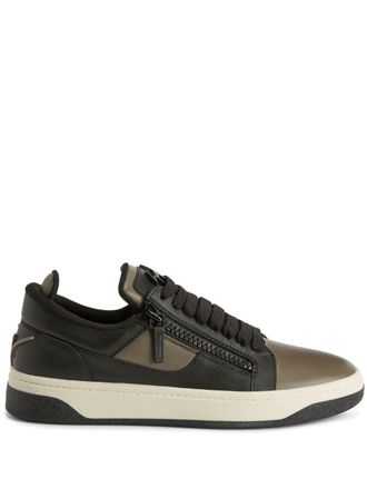 Giuseppe Zanotti Sneakers GZ94 con doppia zip - Marrone