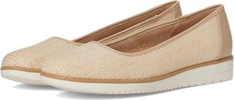 Naturalizer Soul Naturalizer Idea Ballet2 Womens Shoes Coastal Tan Fabric : 8.5 W (C), Synthetic