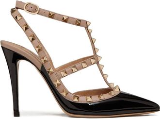 Valentino Garavani Stijlvolle Enkelband voor Vrouwen - Dames - Pumps - Zwart - 38 EU - Schoenen