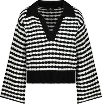 Monari Dames, Truien, Zwart, Maat: 3XL