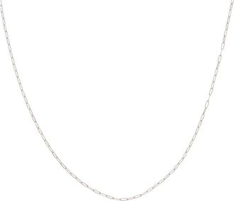 Italian Gold, Inc 10K 1.2Mm Solid Paperclip Necklace