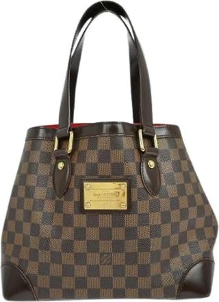Louis Vuitton Pre-owned Handbags, female, Brown, Size: ONE SIZE Pre-owned Hampstead Handbag