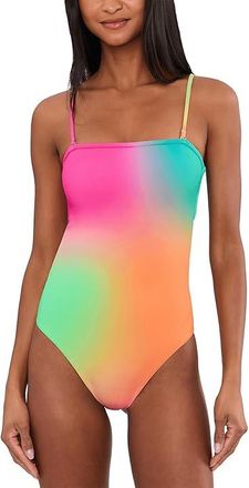 Beach Riot Stassia One Piece Womens Swimsuits One Piece Strawberry Sunset Ombre : XS, Polyester/Spandex