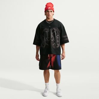 Nike Mens Philadelphia 76ers Standard Issue Fleece Basketball Shorts in Black | IQ1531-010