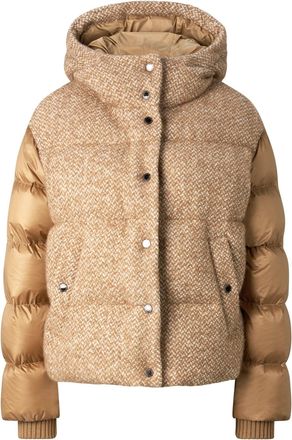 Bogner Cathy Boucl&eacute; Down Jacket for women - Camel - 34