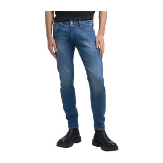 Replay Jeans, Heren, Blauw, W32, Katoen, Anbass Jeans