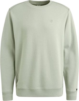 Cast Iron R-Neck Pullover Regular Fit Sweater - Heren - Sweatshirts - Groen - S - Katoen - Hoodies & sweatvesten