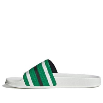 adidas Adilette Slides Green White IG7501