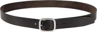 Orciani Cloudy Double Belt - Heren - Riemen - Bruin - 105 CM - Leer - Accessoires