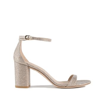 Stuart Weitzman Nudist Ii 75 Block Sandal Poudre