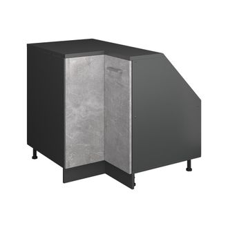 Vicco Armario Para Techo Inclinado Armario De Esquina Rion, Hormig&oacute;n, 75.6 X 81.6 Cm Con 1 Puerta, Carcasa Del Armario 60 Cm De Profundidad, Vicco