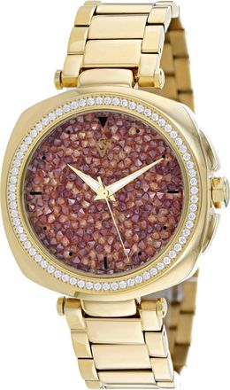 Christian Van Sant Womens Mirabella Orange Round 40mm