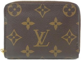 Louis Vuitton Marron Monogram Coated Canvas Coin Purse/Coin Case (Pre-Owned)
