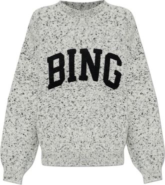 Anine Bing Round-neck Truien - Dames - Ronde hals truien - Grijs - S - Truien & Vesten