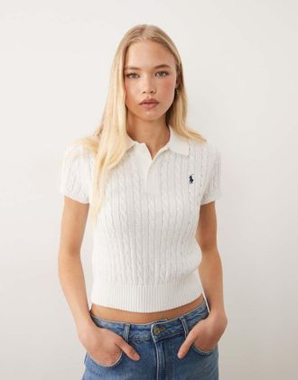 Polo Ralph Lauren Maglia a maniche corte bianca-Bianco
