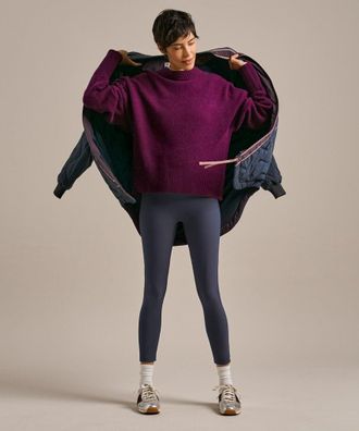 BAM Throw On Knitted Crew Neck Jumper - Medium