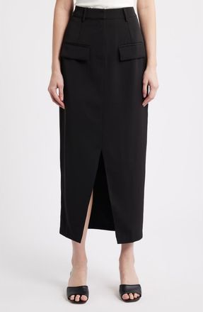 Odd Muse The Ultimate Muse Midi Trouser Skirt in Black at Nordstrom, Size X-Small