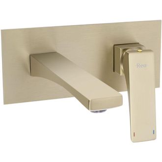 Rea Rubinetto Da Lavabo Rea Joe Brush Gold