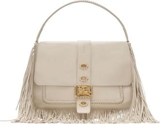 Burberry Beige Rider Medium Shoulder Bag